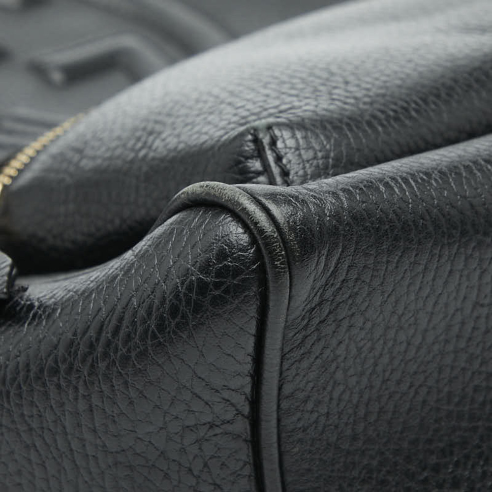 GUCCI Authentic Black Leather Backpack - Picture 5 of 8